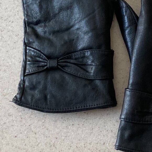 Byrnes & Baker Leather Gloves Rabbit Fur Lining Size M - NWOT - Picture 4 of 9